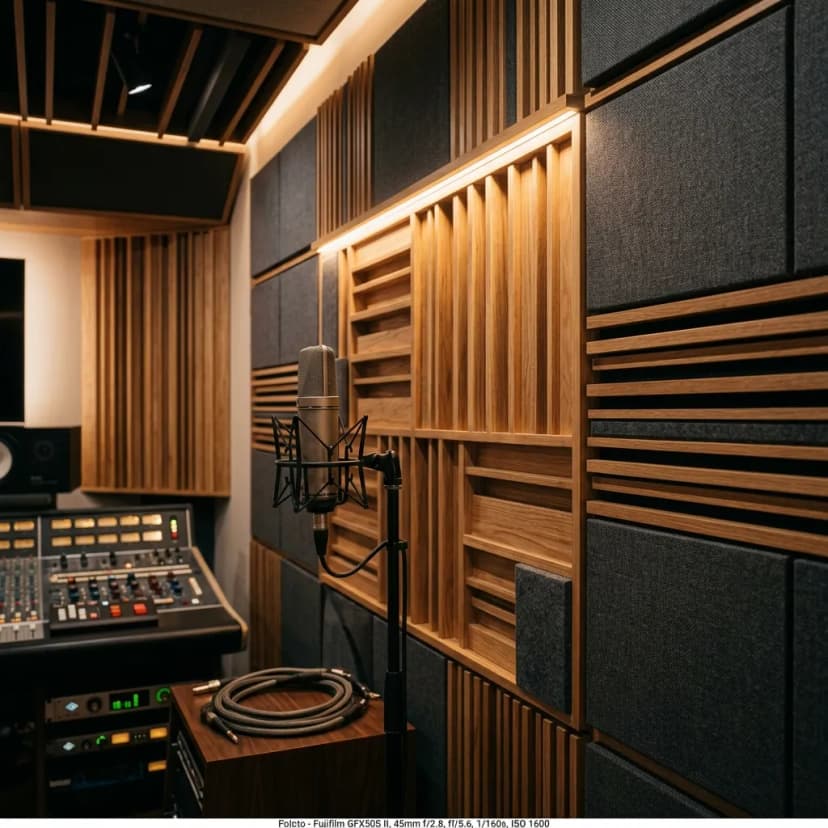 Chi tiết kiến trúc phòng thu hiện đại