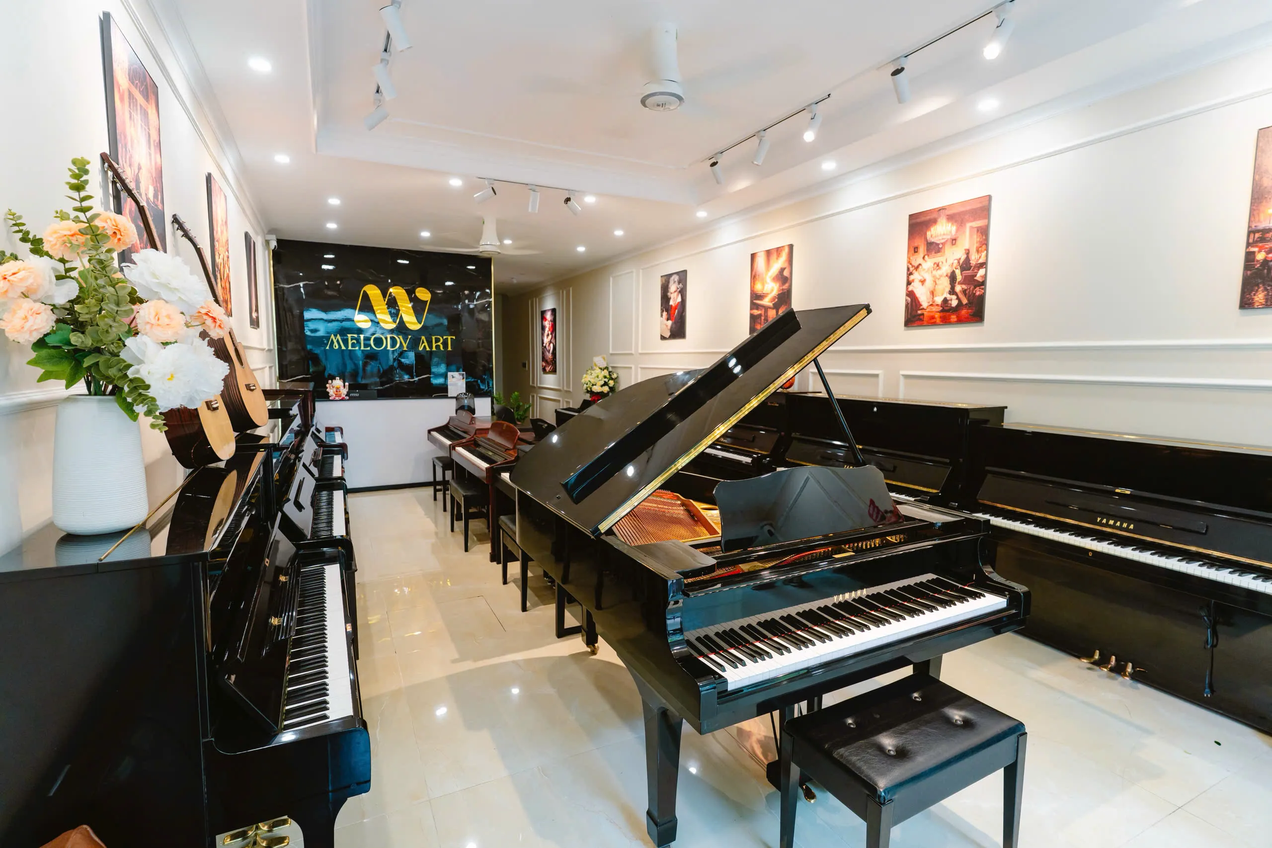 Phòng học piano hiện đại